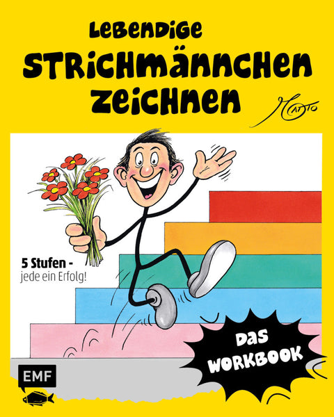 Lebendige Strichmännchen zeichnen - Das Workbook - Bild 1