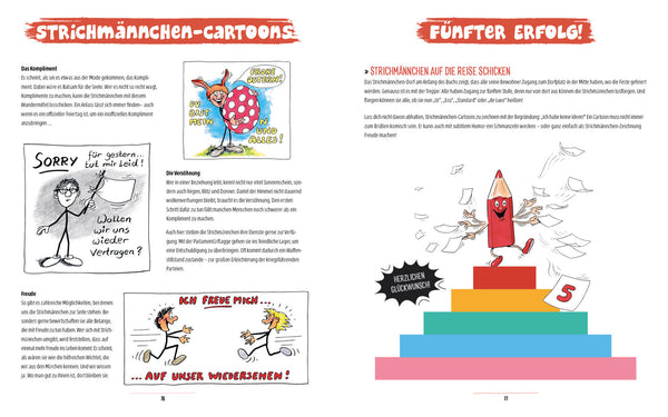 Lebendige Strichmännchen zeichnen - Das Workbook - Bild 4
