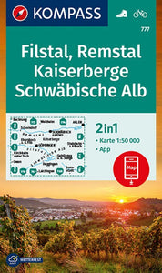 KOMPASS Wanderkarte 777 Filstal, Remstal, Kaiserberge, Schwäbische Alb - Bild 1