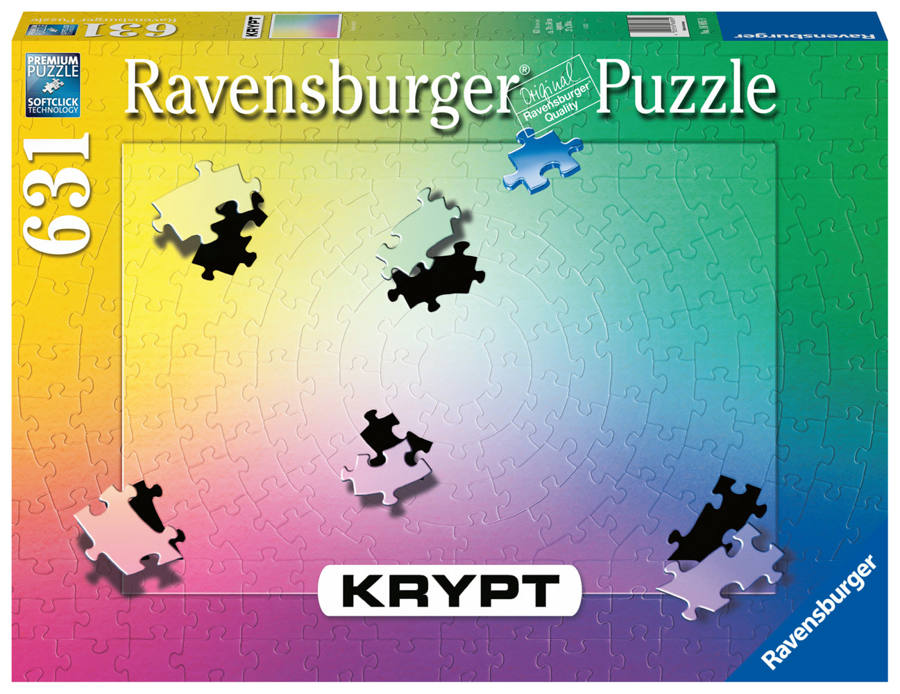 Ravensburger Puzzle 16885 - Krypt Puzzle Gradient - Schweres Puzzle für Erwachsene und Kinder ab 14 Jahren, mit 631 Teilen - Bild 1