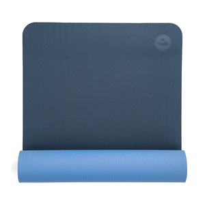 Yogamatte LOTUS PRO, blau/hellblau