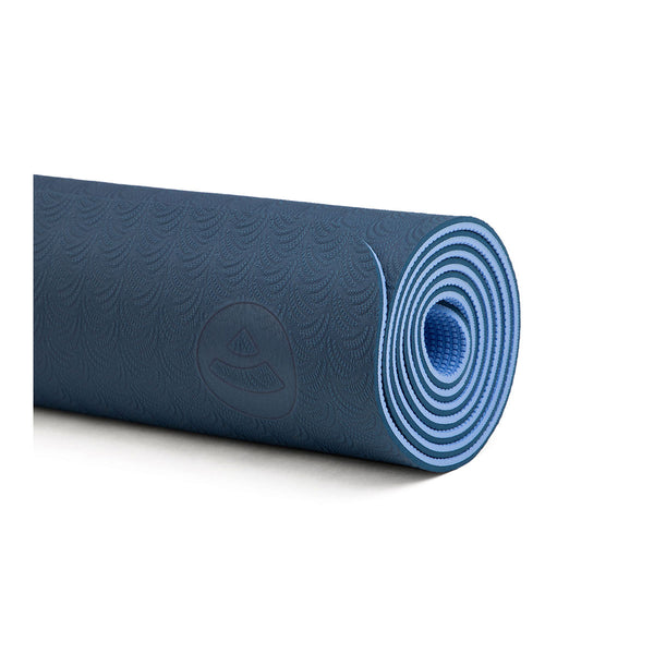 Yogamatte LOTUS PRO, blau/hellblau