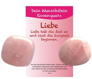 Dein Wunschstein, Rosenquarz - Liebe - Bild 2