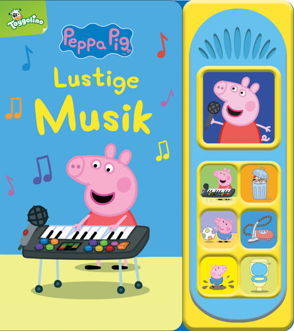 Peppa Pig - Lustige Musik -Soundbuch - Pappbilderbuch mit 7 lustigen Geräuschen - Bild 1