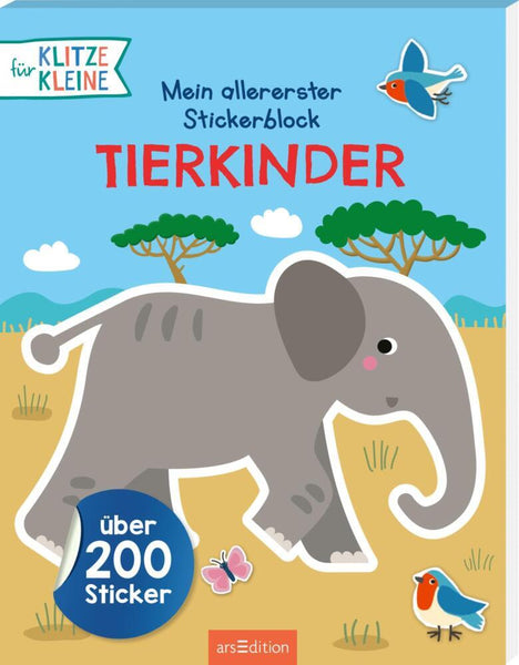 Für Klitzekleine: Mein allererster Stickerblock - Tierkinder - Bild 1