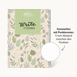 Write It Down - Nachhaltiges Notizbuch in A5 mit wunderschönem Cover - Bild 3