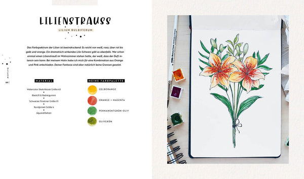 Watercolor  - Florale Motive around the world: von heimisch bis exotisch - Bild 7