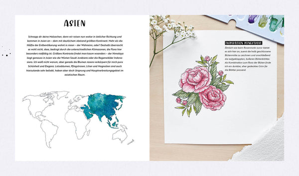Watercolor  - Florale Motive around the world: von heimisch bis exotisch - Bild 15