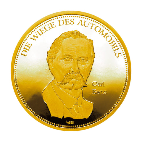 Die Wiege des Automobils Gold, Motiv 1 Carl Benz