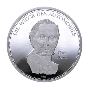 Die Wiege des Automobils Silber, Motiv 1 Carl Benz