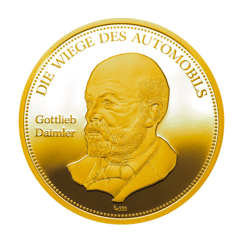Die Wiege des Automobils Gold, Motiv 2 Gottlieb Daimler