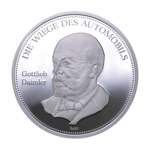 Die Wiege des Automobils Silber, Motiv 2 Gottlieb Daimler