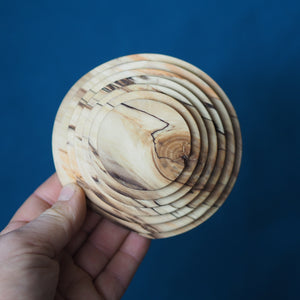 Gemeines Holz – Schale (gedrechselt, Stäffele)
