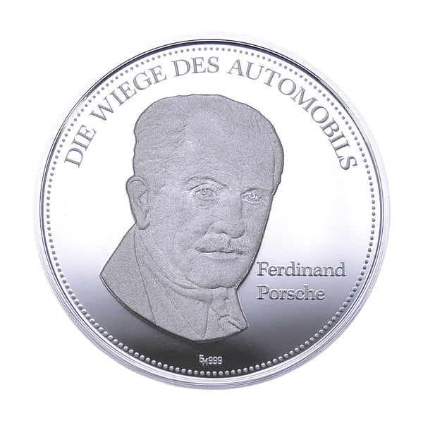 Die Wiege des Automobils Silber, Motiv 3 Ferdinand Porsche