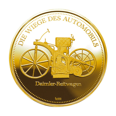 Die Wiege des Automobils Gold, Motiv 6 Daimler-Reitwagen