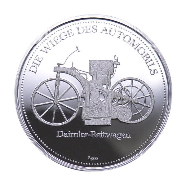 Die Wiege des Automobils Silber, Motiv 6 Daimler-Reitwagen