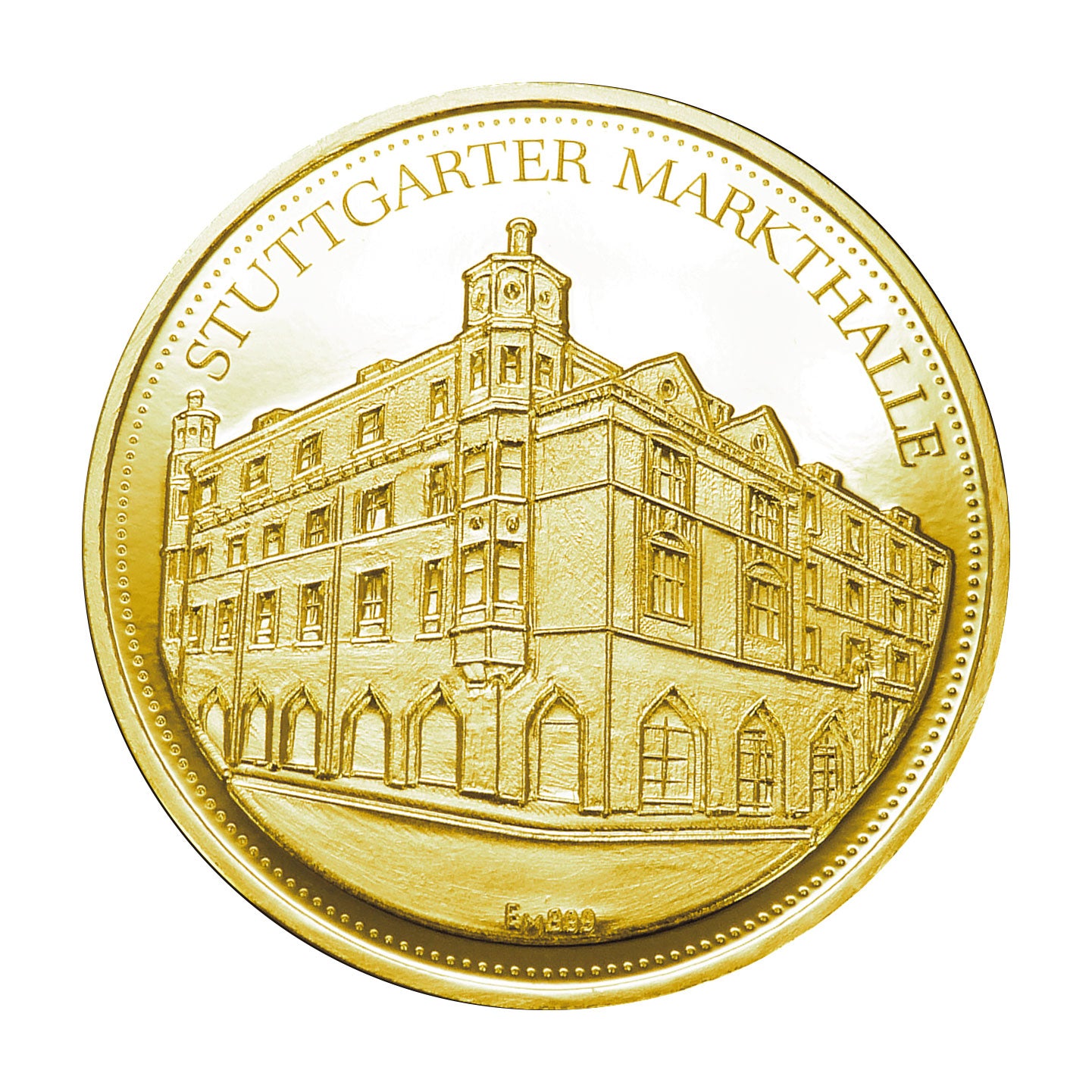 Sonderprägung Stuttgarter Taler Gold, Motiv 5 Markthalle