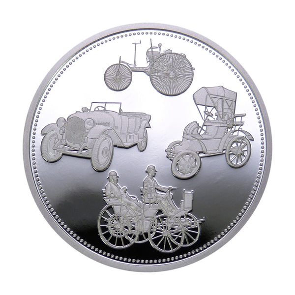 Die Wiege des Automobils Silber, Motiv 2 Gottlieb Daimler