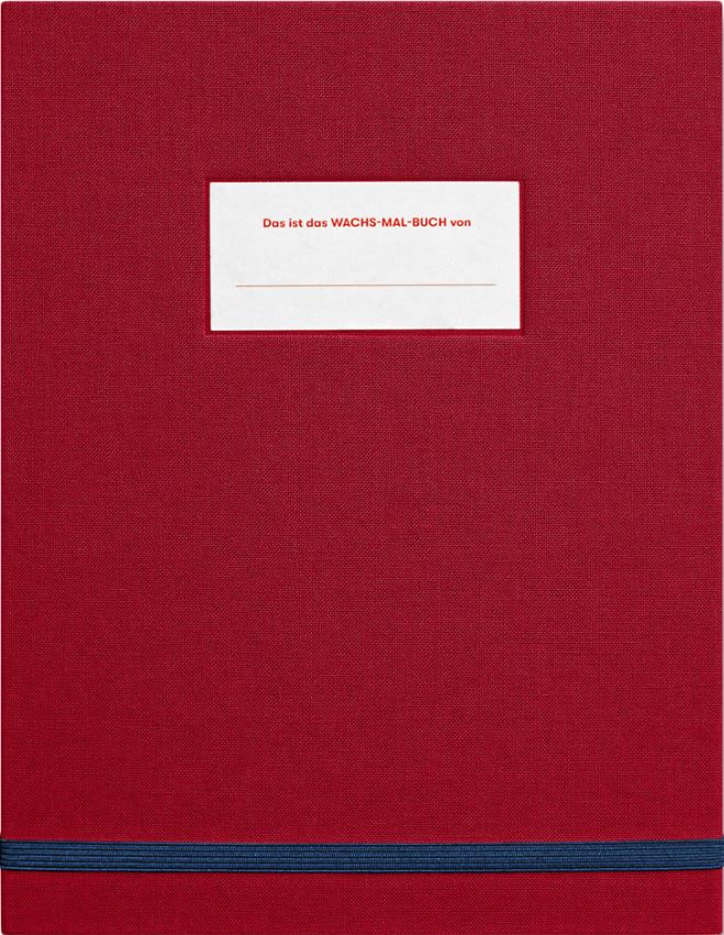 Wachs-Mal-Buch Rot - Bild 1